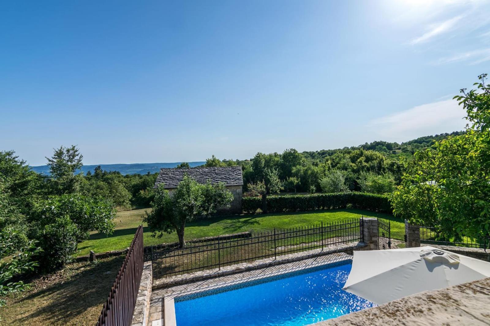 Rustic Villa Marija With Panoramic View In Zrenj Buitenkant foto