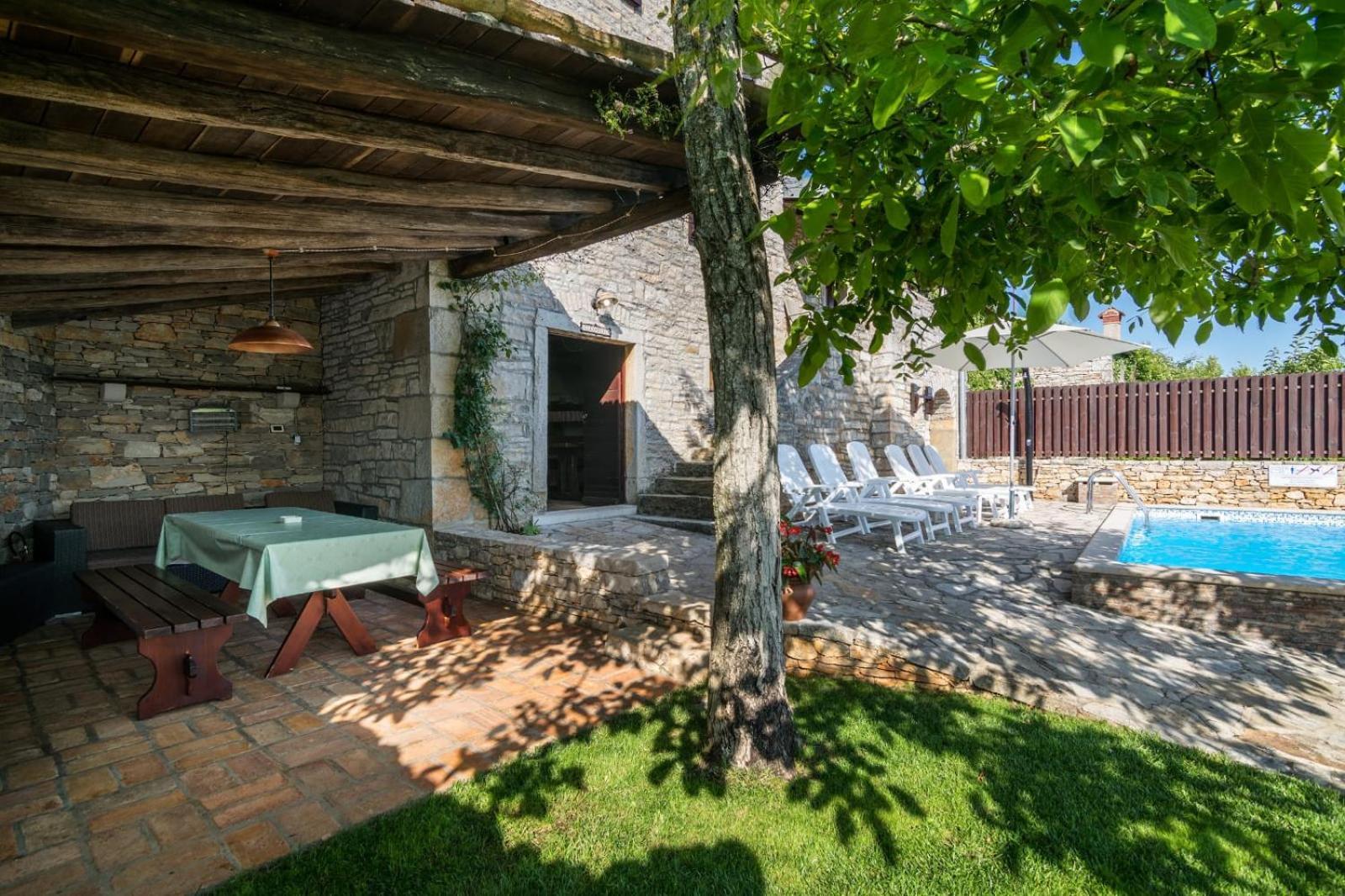 Rustic Villa Marija With Panoramic View In Zrenj Buitenkant foto