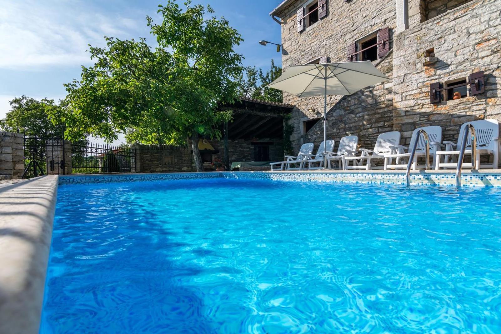 Rustic Villa Marija With Panoramic View In Zrenj Buitenkant foto