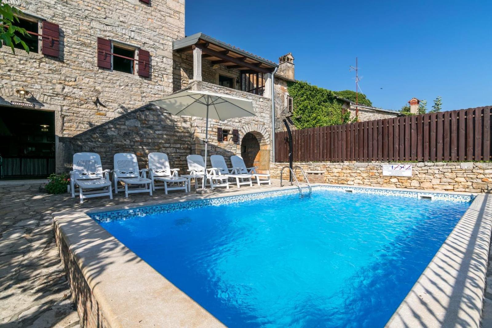 Rustic Villa Marija With Panoramic View In Zrenj Buitenkant foto