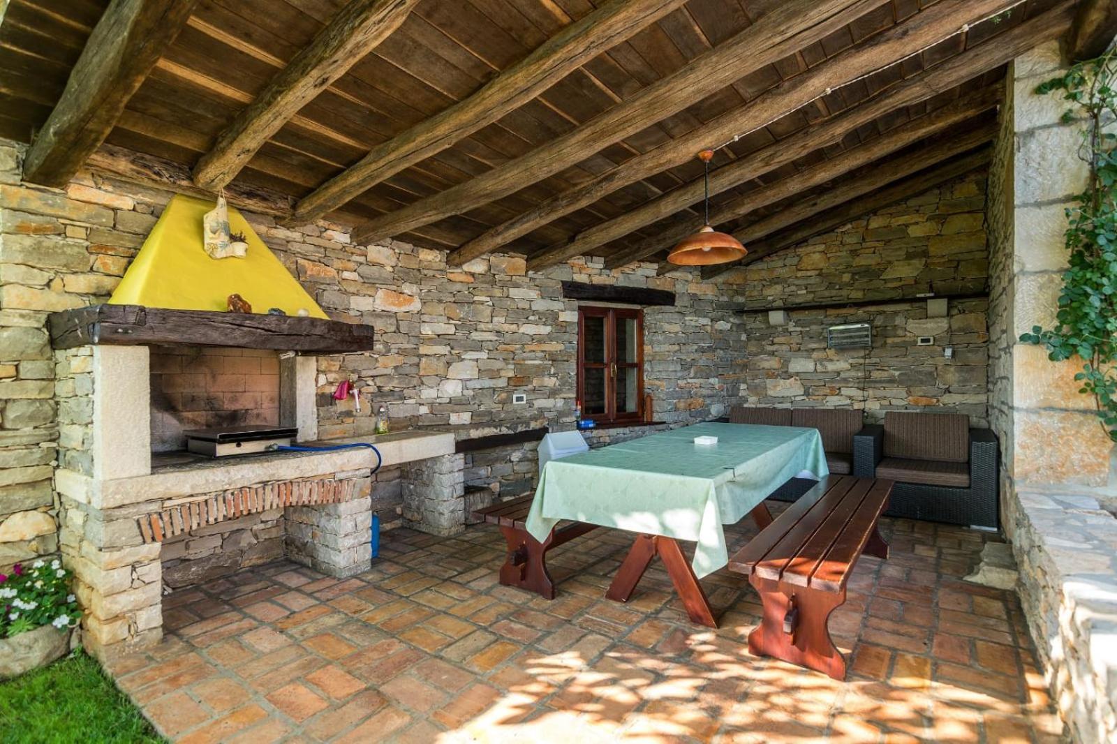 Rustic Villa Marija With Panoramic View In Zrenj Buitenkant foto